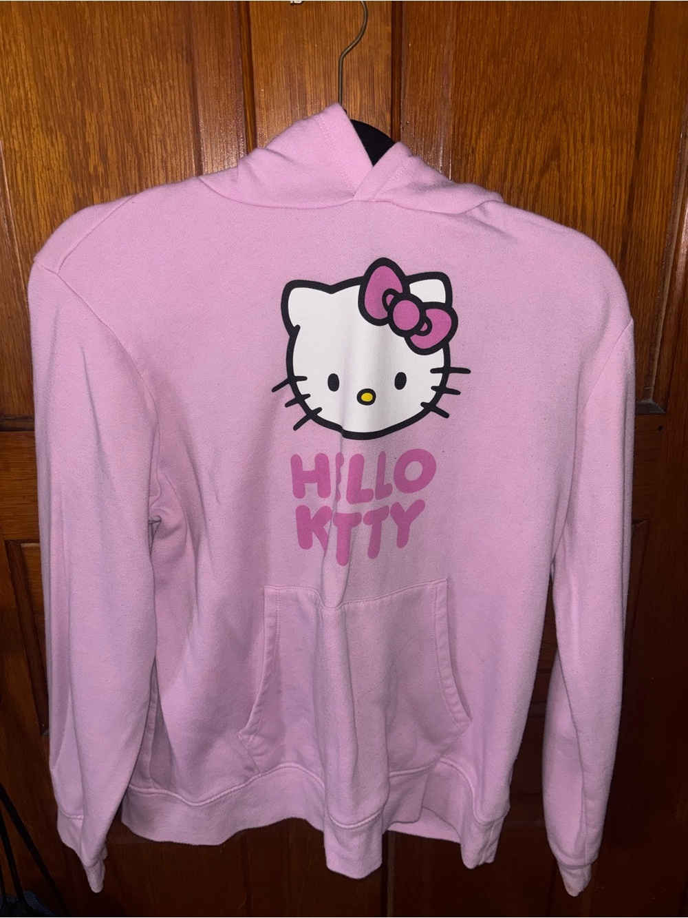 Hello Kitty Light Pink Pullover with Bow Graphic
